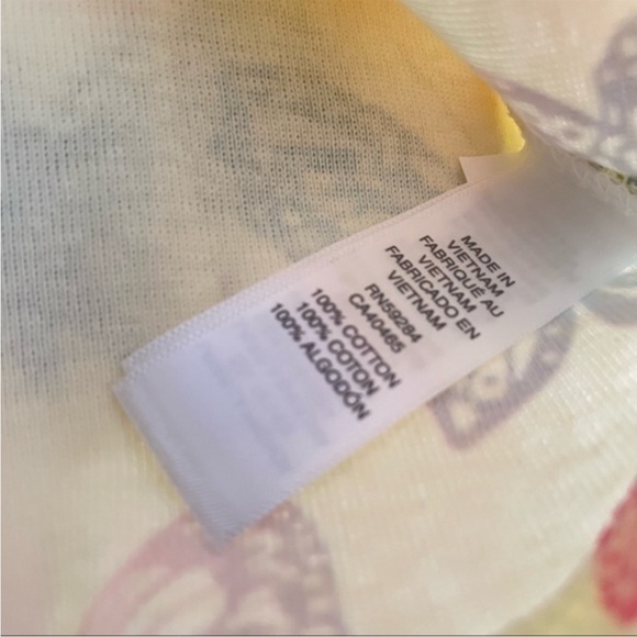 New Butterfly Pattern Print girls Pajamas set  size 18-24, 2T - Picture 7 of 8